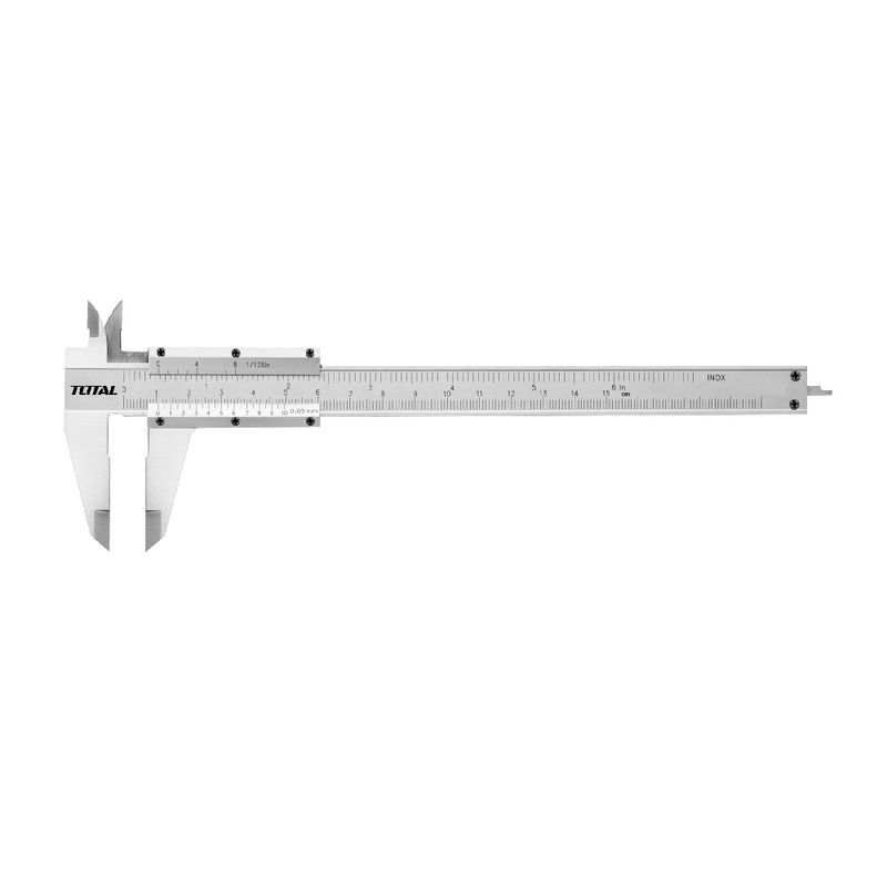 TOTAL TOOLS - Pie de Metro Vernier Análogo 200mm TOTAL