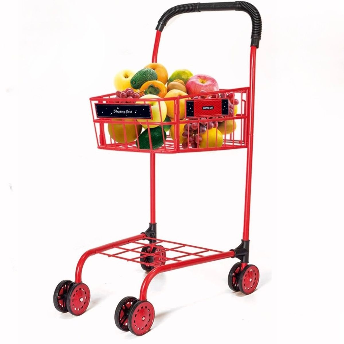 GENERICO - Carro De Supermercado Metálico 64cm Con Accesorios