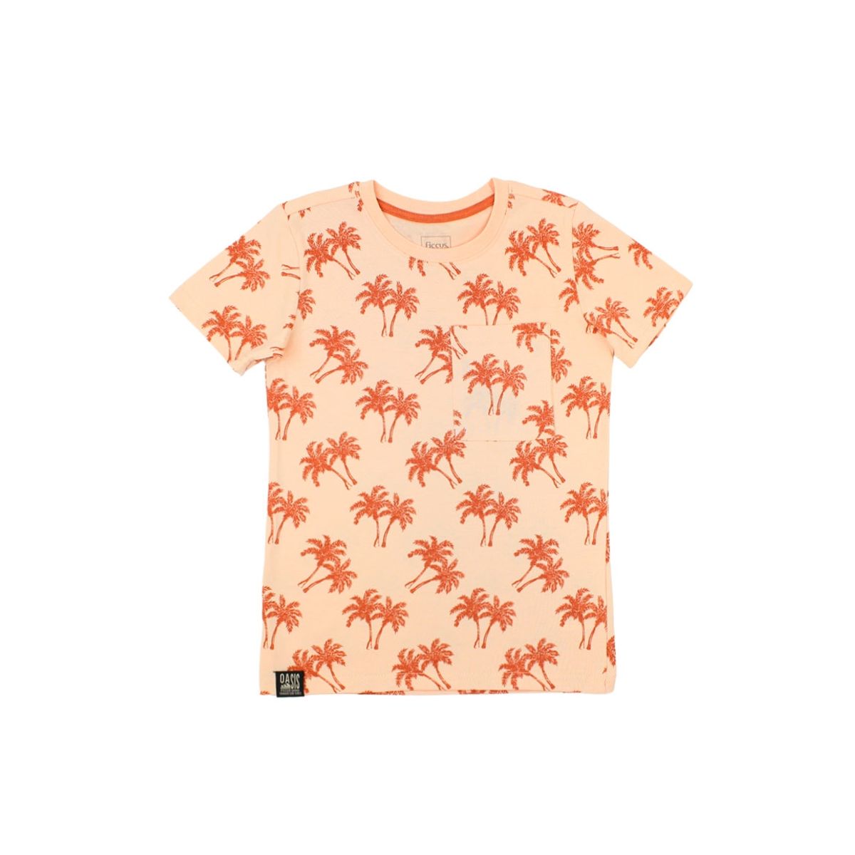 FICCUS - Polera Kids Niño Oasis Naranjo