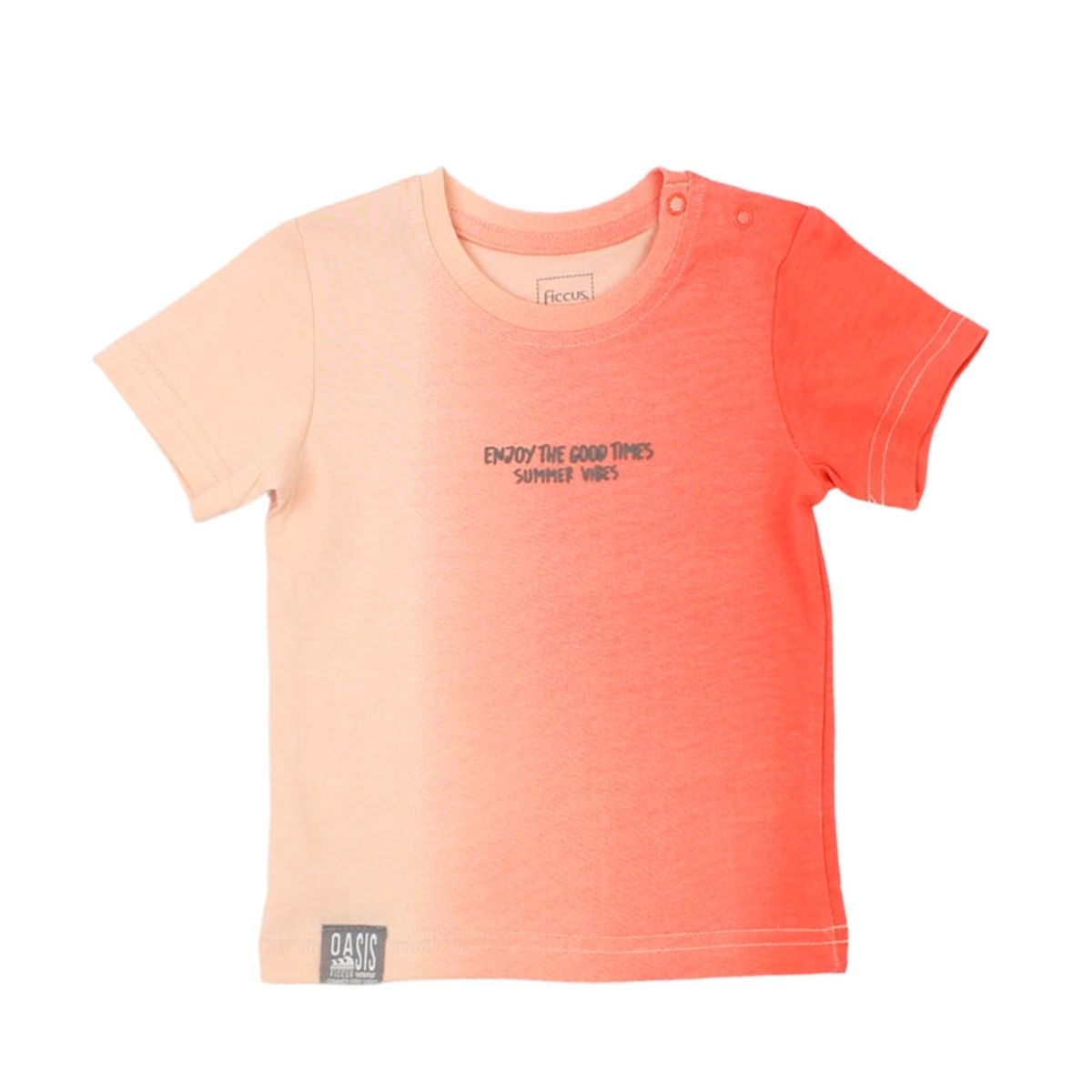 FICCUS - Polera Bebé Niño Oasis Naranjo