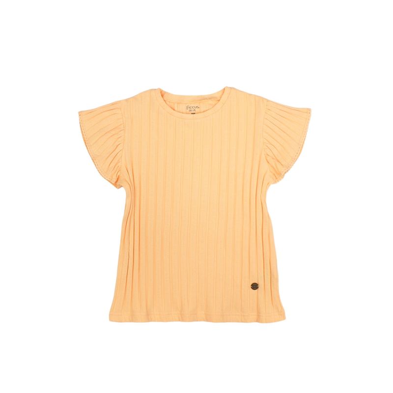 FICCUS - Polera Kids Niña Earth Naranjo