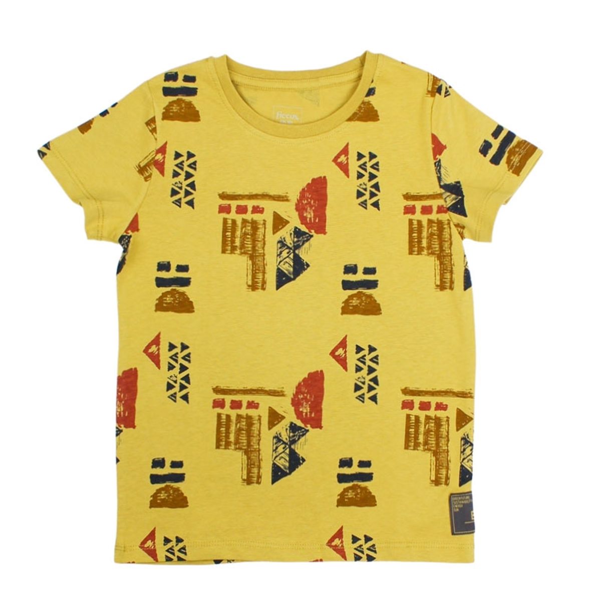 FICCUS - Polera Kids Niño Earth Amarillo Topacio
