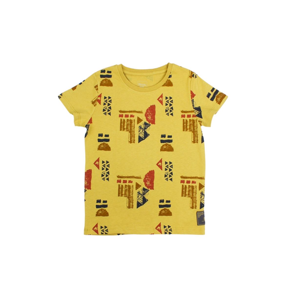FICCUS - Polera Kids Niño Earth Amarillo Topacio