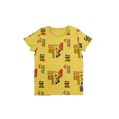 FICCUS - Polera Kids Niño Earth Amarillo Topacio