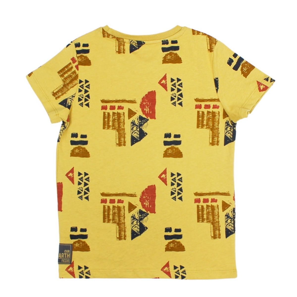 FICCUS - Polera Kids Niño Earth Amarillo Topacio