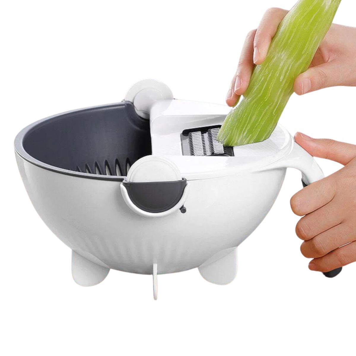 GENERICO - Rallador Pelador Colador de Verduras Multifuncional 9 en 1