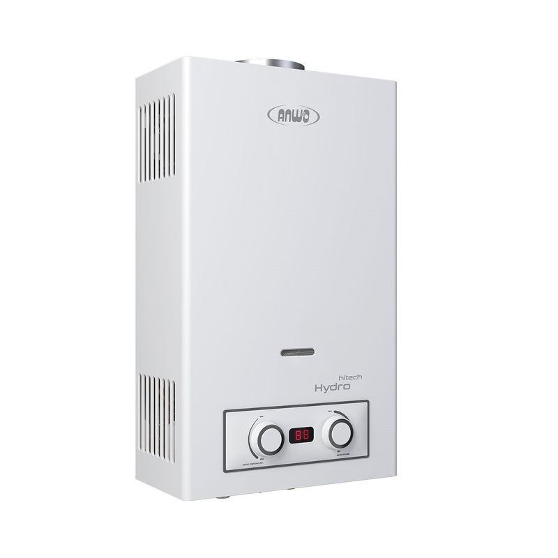 ANWO - Calefón Anwo 8 Litros Gas Licuado Tiro Natural Hitech Hydro 16