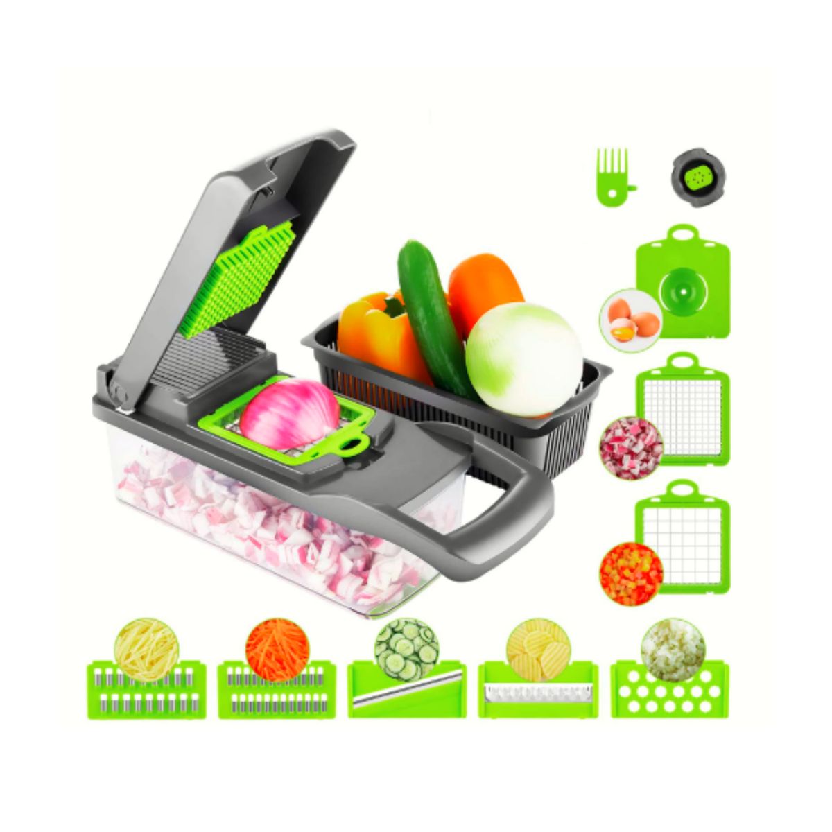 OEM - Cortador de verduras multifuncional 14 en 1