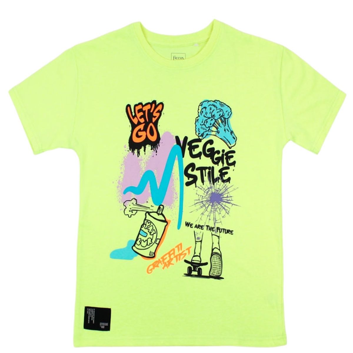 FICCUS - Polera Junior Niño Go Verde Lima