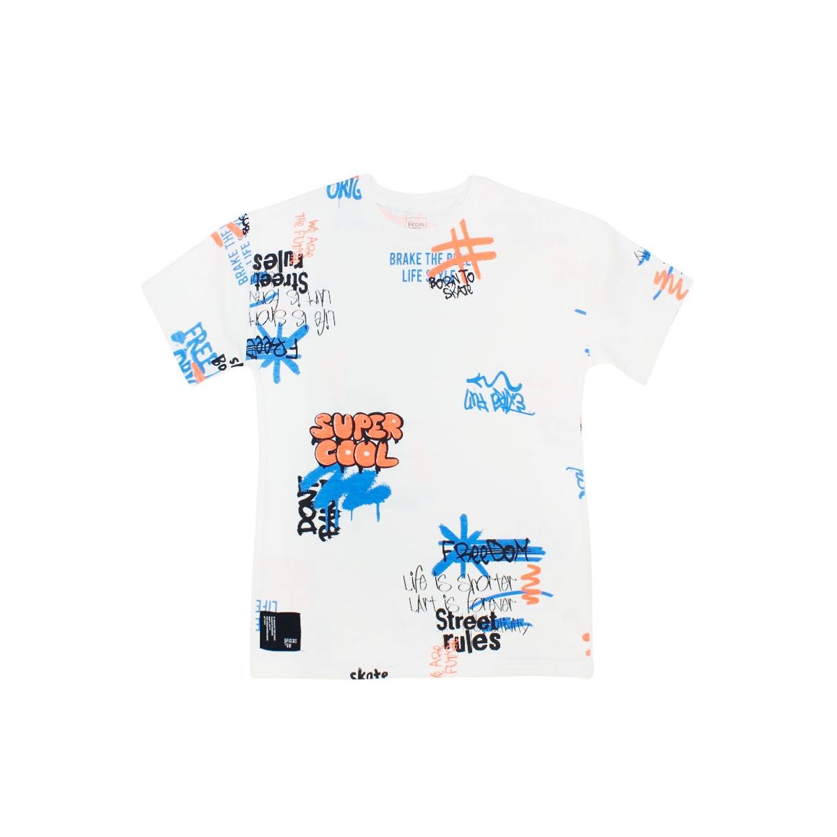 FICCUS - Polera Junior Niño Go Blanco