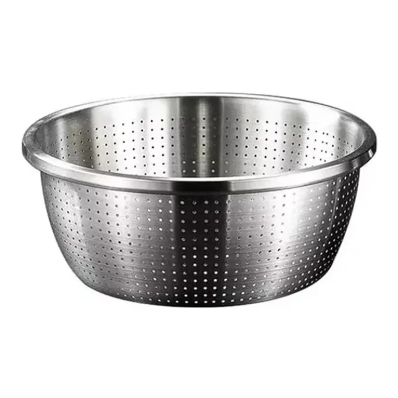 GENERICO - Colador Escurridor Acero Inoxidable 28 Cm Pastas Verduras