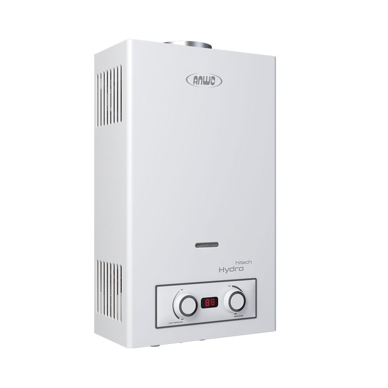 ANWO - Calefón Anwo 8 Litros Gas Natural Tiro Natural Hitech Hydro 16