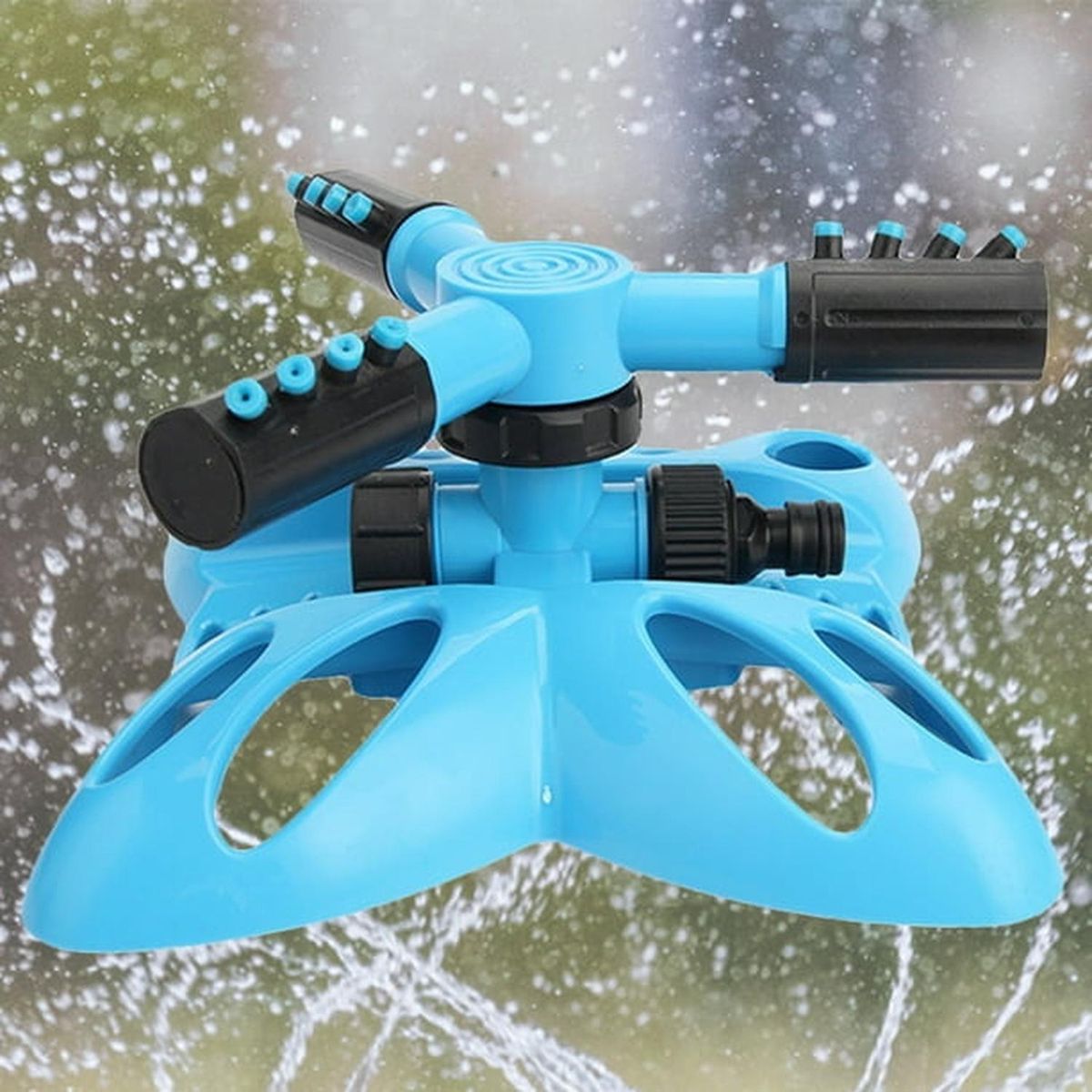 OEM - SISTEMA DE RIEGO AUTOMATICO ASPERSOR GIRATORIO PARA JARDIN