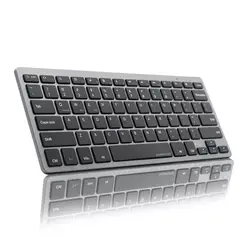 OEM - TECLADO INALAMBRICO BLUETOOTH 5.0 / GRIS