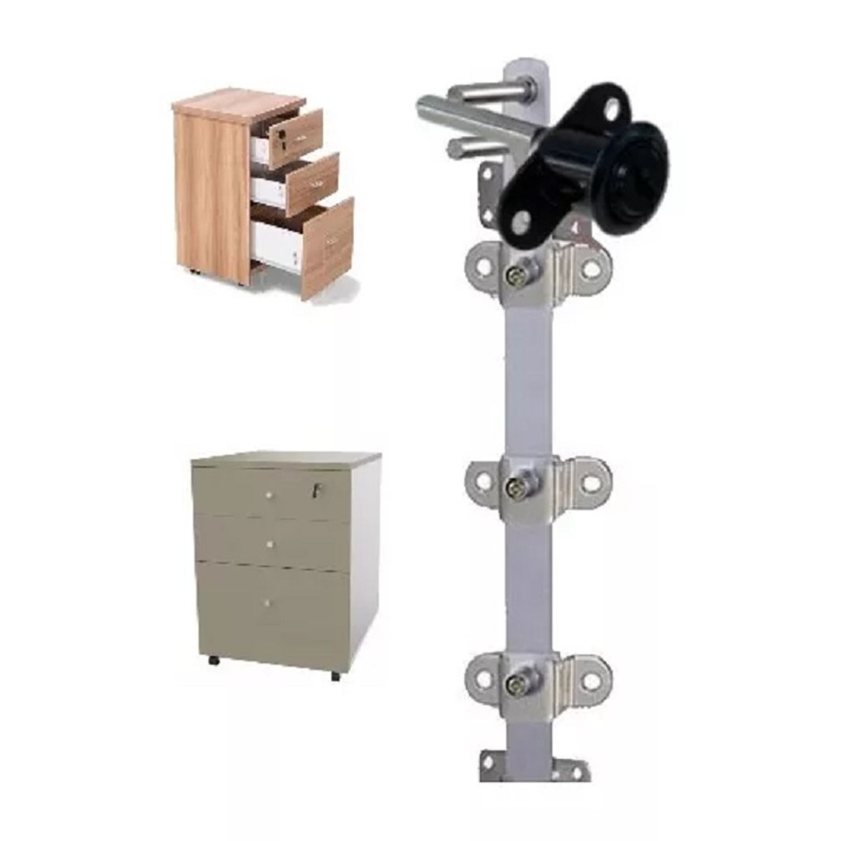 GENERICO - Cerradura Chapa Frontal Kardex Cajonera 1pcs P3cajon 50cm