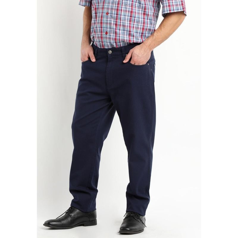 KOTTING - Pantalon Canvas 5 Bolsillos Spandex Azul KOTTING