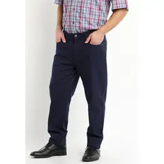 KOTTING - Pantalon Canvas 5 Bolsillos Spandex Azul
