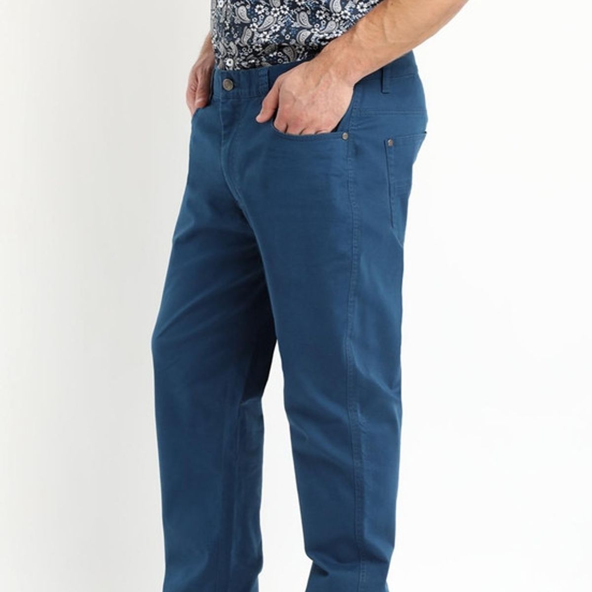 KOTTING - Pantalon 5 Bolsillos Spandex Azul KOTTING