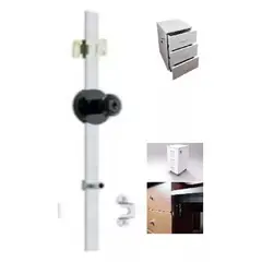 GENERICO - Cerradura Chapa Lateral Kardex Cajonera 1pcs P3cajon 50cm