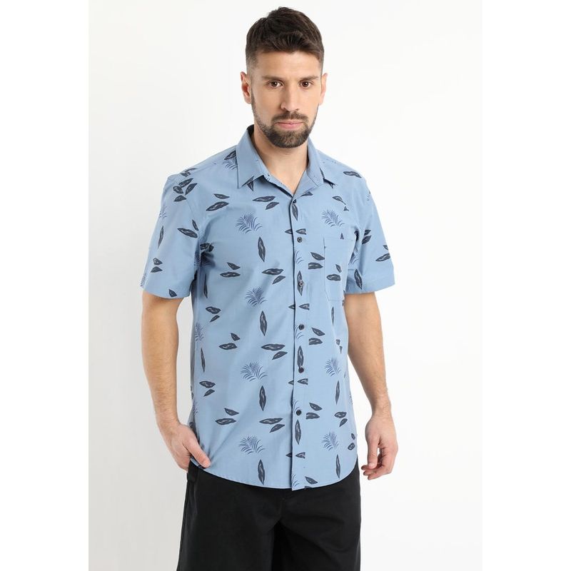 KOTTING - Camisa Fantasia Estampada Manga Corta Gris KOTTING