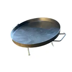 GENERICO - Disco para asado con borde, 52 cm, soportes desmontables, GLM Bolomey