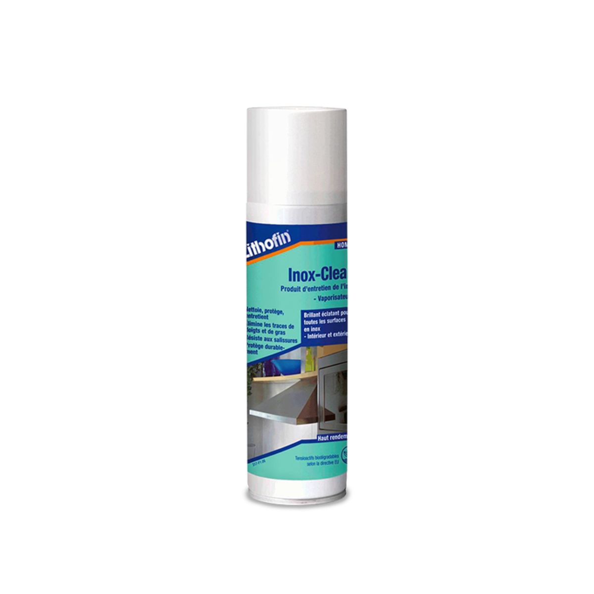 LITHOFIN - Steel Clean Limpiador de Acero Inoxidable Lithofin 200 ml LITHOFIN