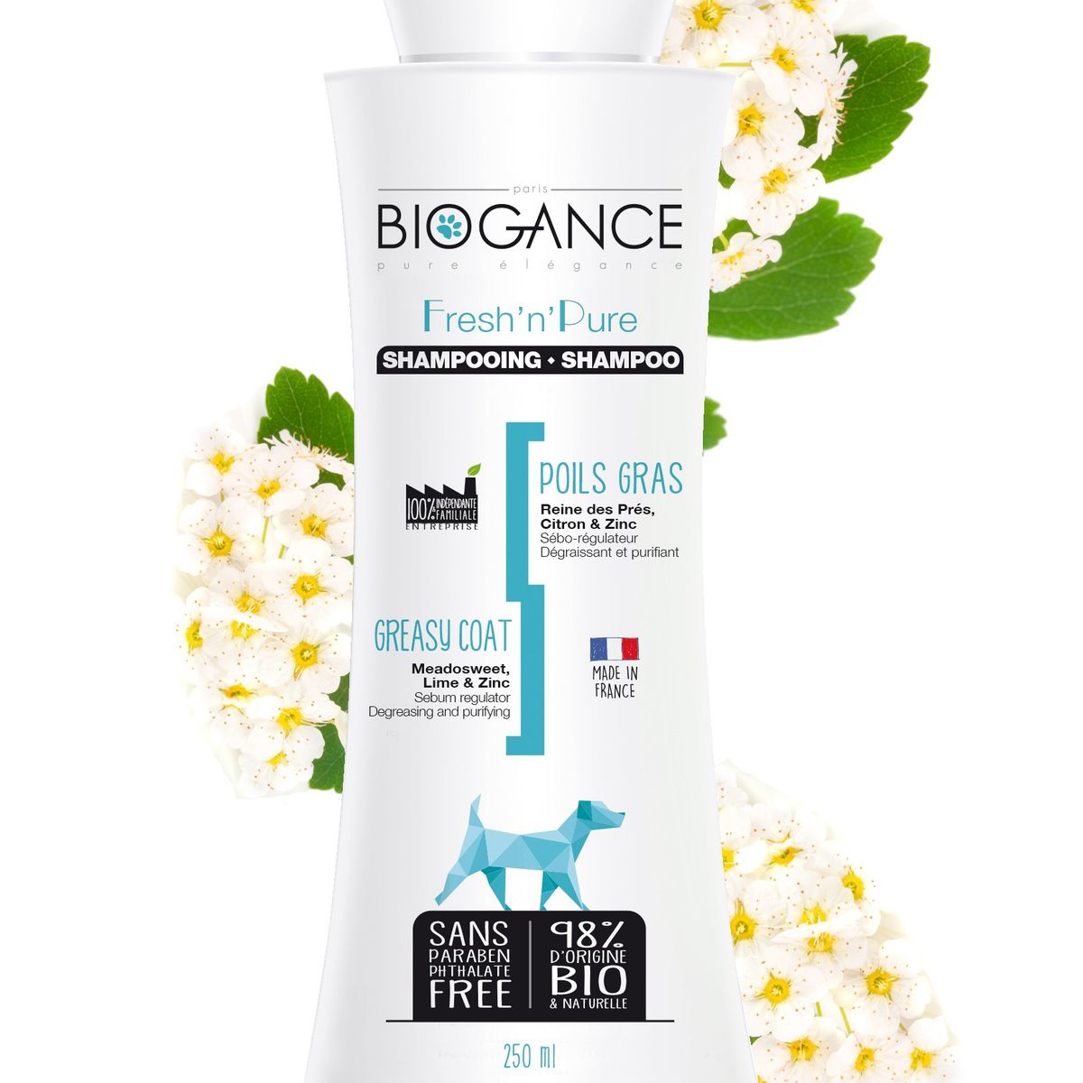 BIOGANCE - Shampoo Fresh'n'pure (pelajes Grasos) 250 Ml, Biogance.