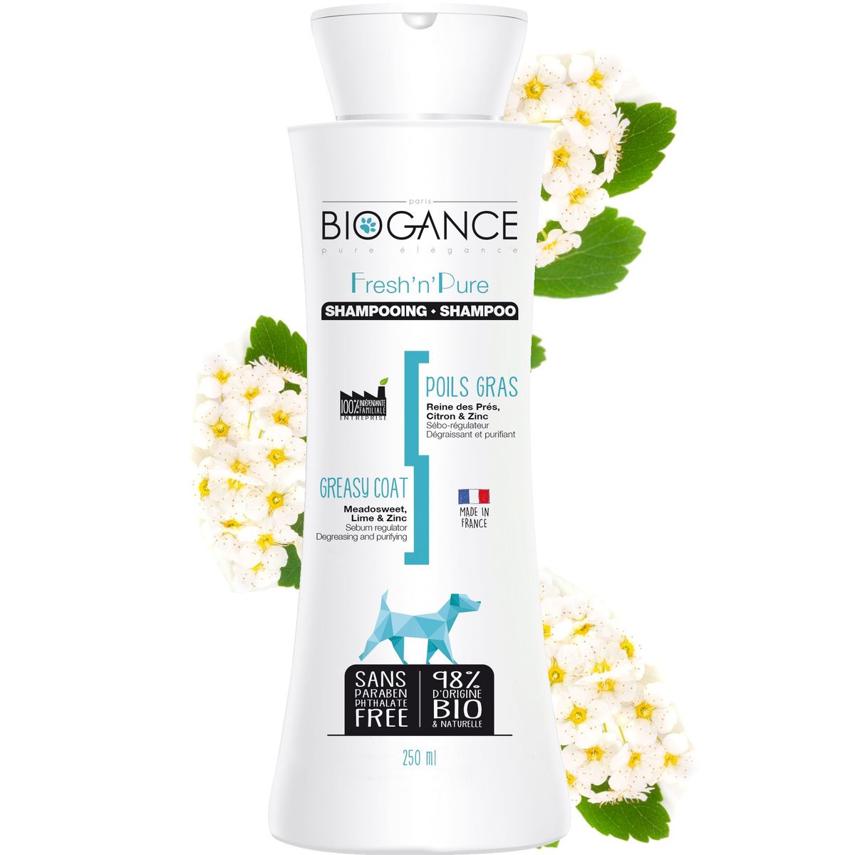 BIOGANCE - Shampoo Fresh'n'pure (pelajes Grasos) 250 Ml, Biogance.