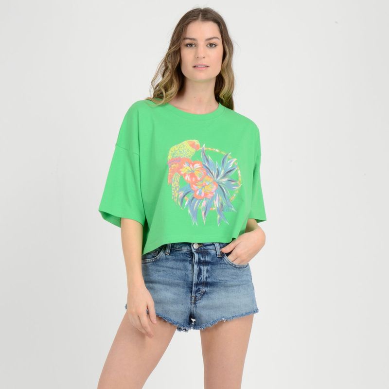 O'NEILL - POLERA MANGA CORTA PARROT  VERDE CLARO