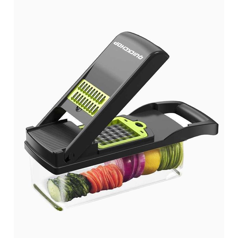 HAUSSEN - Rallador Picador Cortador Frutas Verduras Multiuso QuickChop