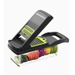 HAUSSEN - Rallador Picador Cortador Frutas Verduras Multiuso QuickChop