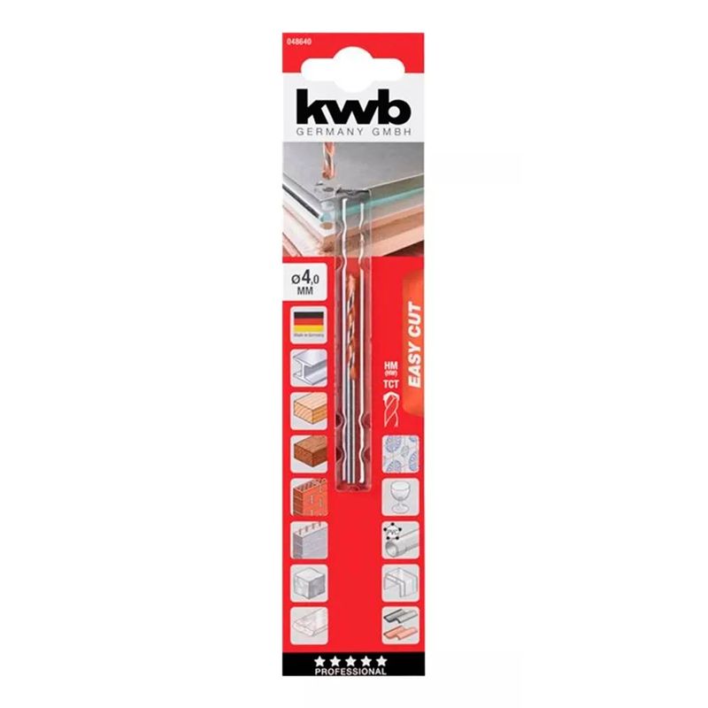 KWB - Broca Multiuso Construcción 4mm Kwb 048640