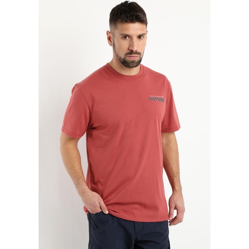 KOTTING - Polera Estampado Outdoor Palo Rosa KOTTING