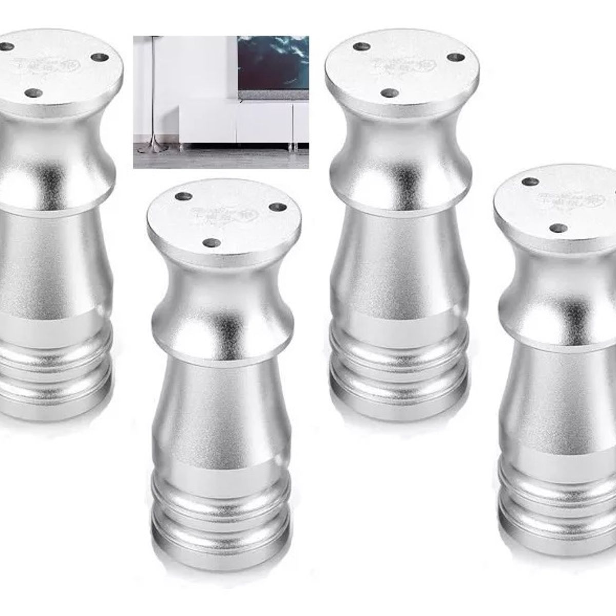 GENERICO - Patas para Mueble-Sillón-Cama-Sofá 4un