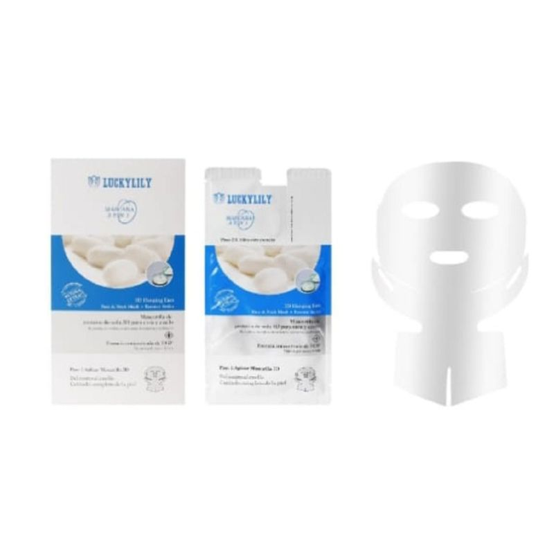 GENERICO - 5 Mascarilla Reafirmante para Rostro,Cuello y Papada –Proteína de Seda
