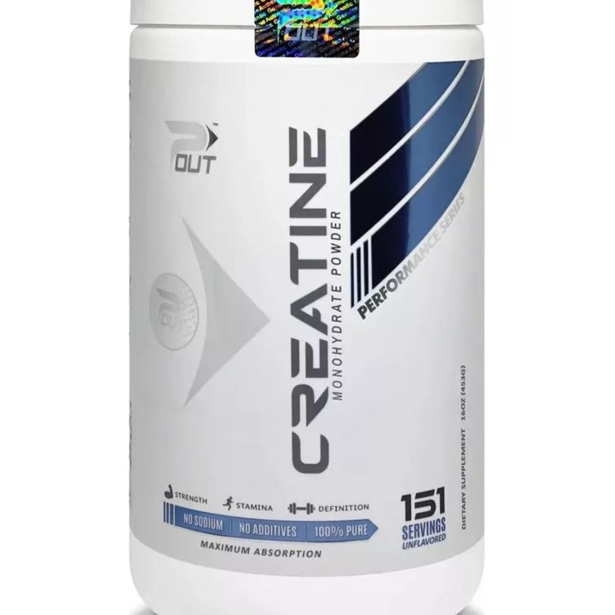 P OUT - P-Out Creatina Monohidratada 453 grs