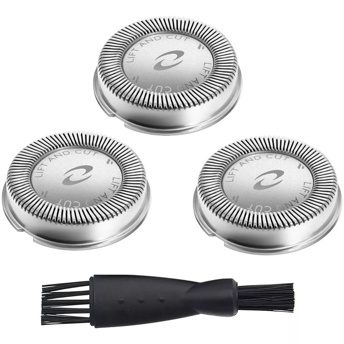 KUANGYE - 3 Repuesto Cuchilla Maquina Afeitar Con Rejilla compatible con Philips