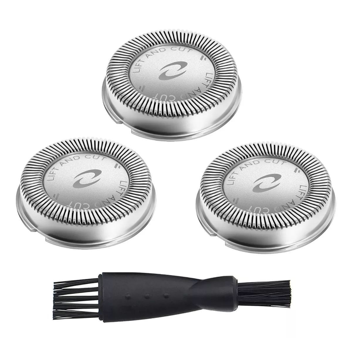 KUANGYE - 3 Repuesto Cuchilla Maquina Afeitar Con Rejilla compatible con Philips
