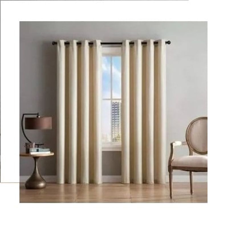 GENERICO - Set de Cortinas Blackout 2 paños Beige