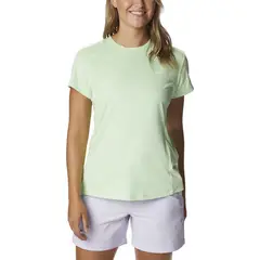 COLUMBIA - Polera M/C Zero Ice Cirro-Cool Verde Limon Mujer