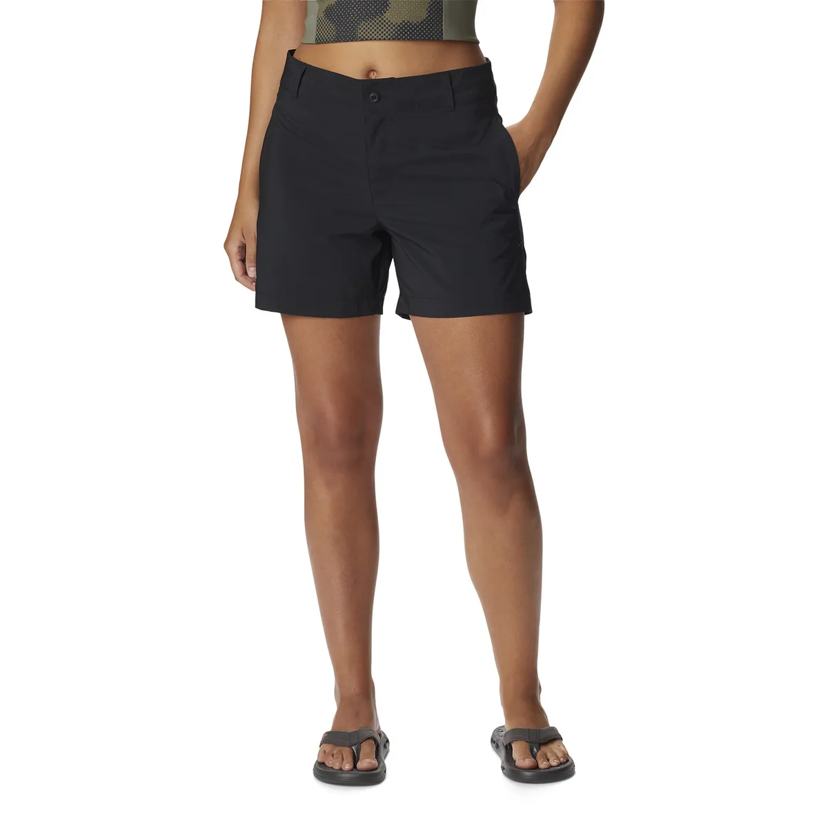 COLUMBIA - Short Silver Ridge Utility Negro Mujer COLUMBIA
