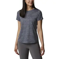 COLUMBIA - Polera M/C Alpine Chill Zero Gris Mujer COLUMBIA.-