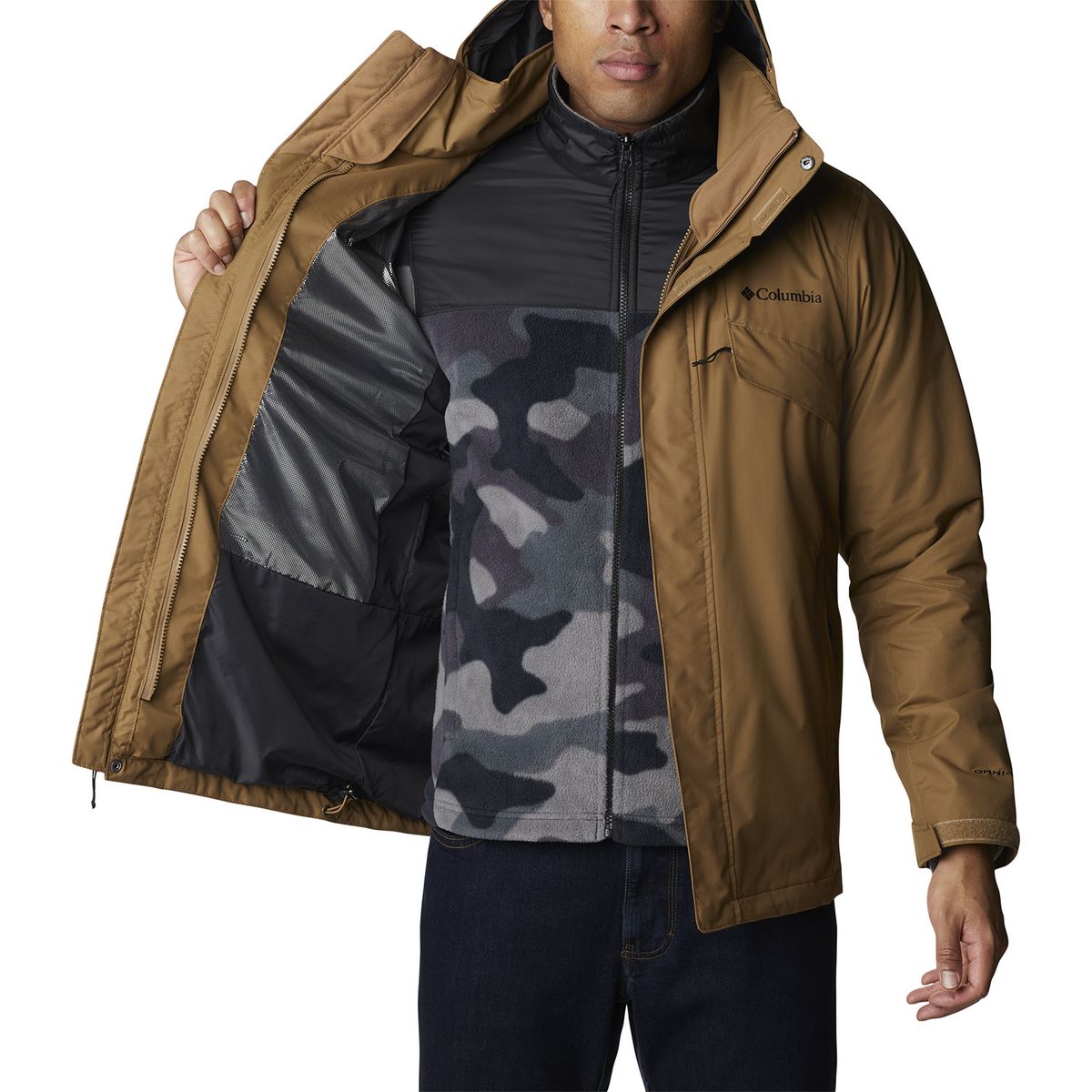 COLUMBIA - Chaqueta Wpp Bugaboo Ii Fleece Café Hombre COLUMBIA