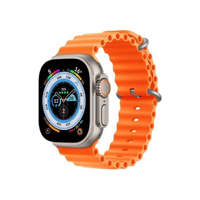 GENERICO - Smartwatch Reloj T800 Ultra Serie 8 Para Hombre Y Mujer NARANJA