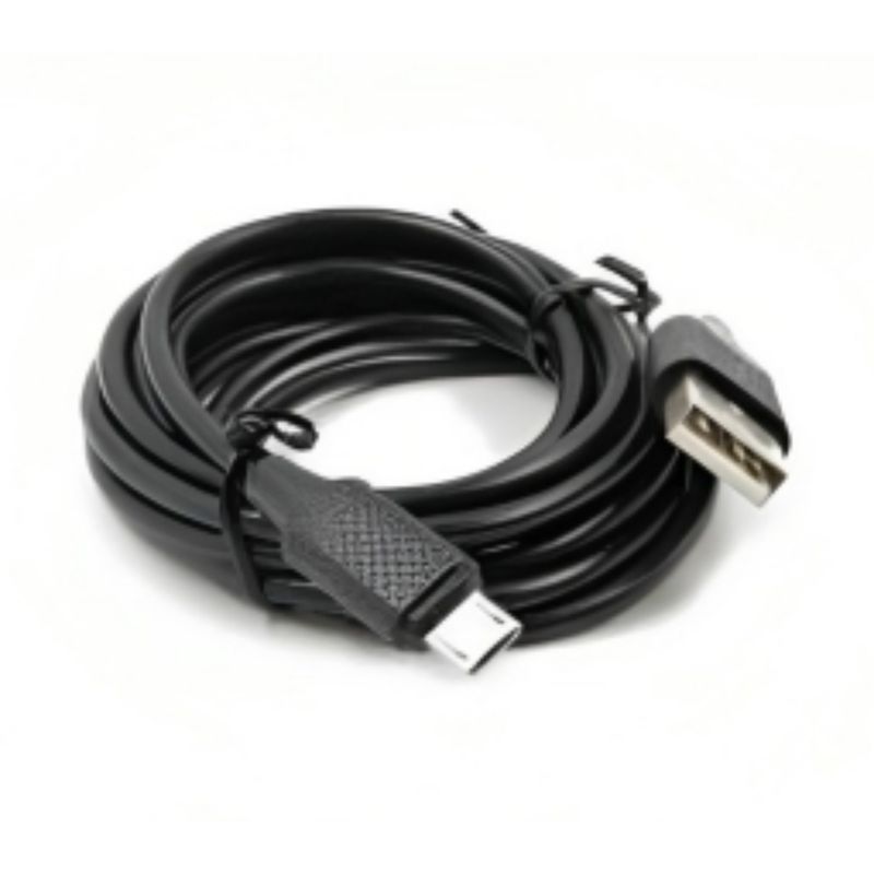 GENERICO - CABLE 2 METROS USB A MICRO USB 2.0. BLACK