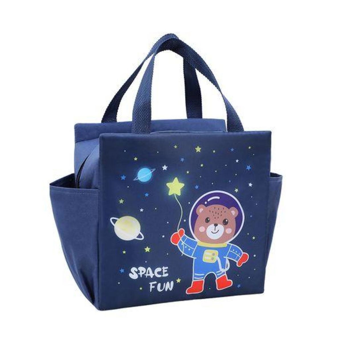 GENERICO - Lonchera Bolsa Termica 23x13x19cm Azul Osito