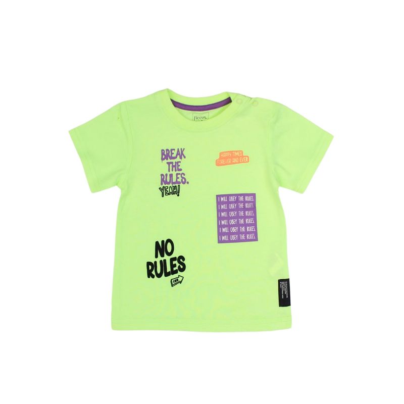 FICCUS - Polera Bebé Niño Go Verde Lima