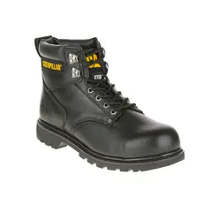 CAT - Botín cuero Second Shift ST Negro Hombre