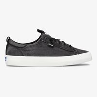Zapatilla Negra Mujer Kickback Canvas