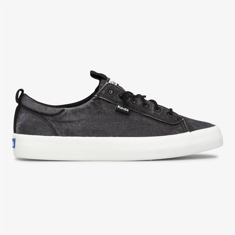 KEDS - Zapatilla Negra Mujer Kickback Canvas KEDS